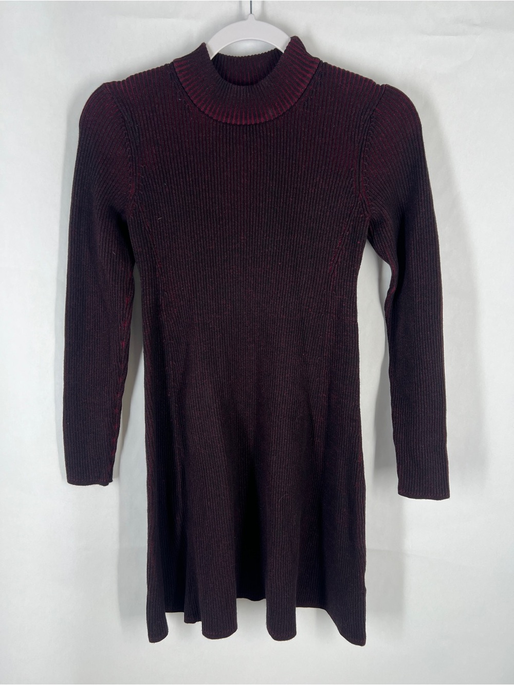 Gap Ribbed Long Sleeve Fit & Flare Sweater Dress XS Petite